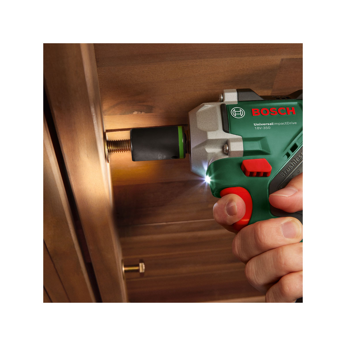 Bosch Akku- Schlagbohrmaschine Universal Impact Drive 18V- 350 solo Bild 2