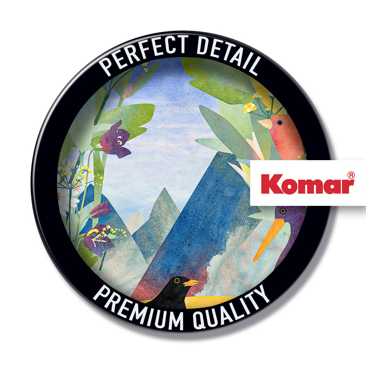 Komar  Vlies Fototapete Twittering 200x280 cm Bild 9