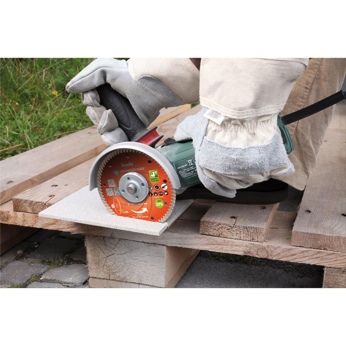 kwb  Dünntrennscheibe Aggreso-Flex Diamant Durchmesser 125 mm Bild 3