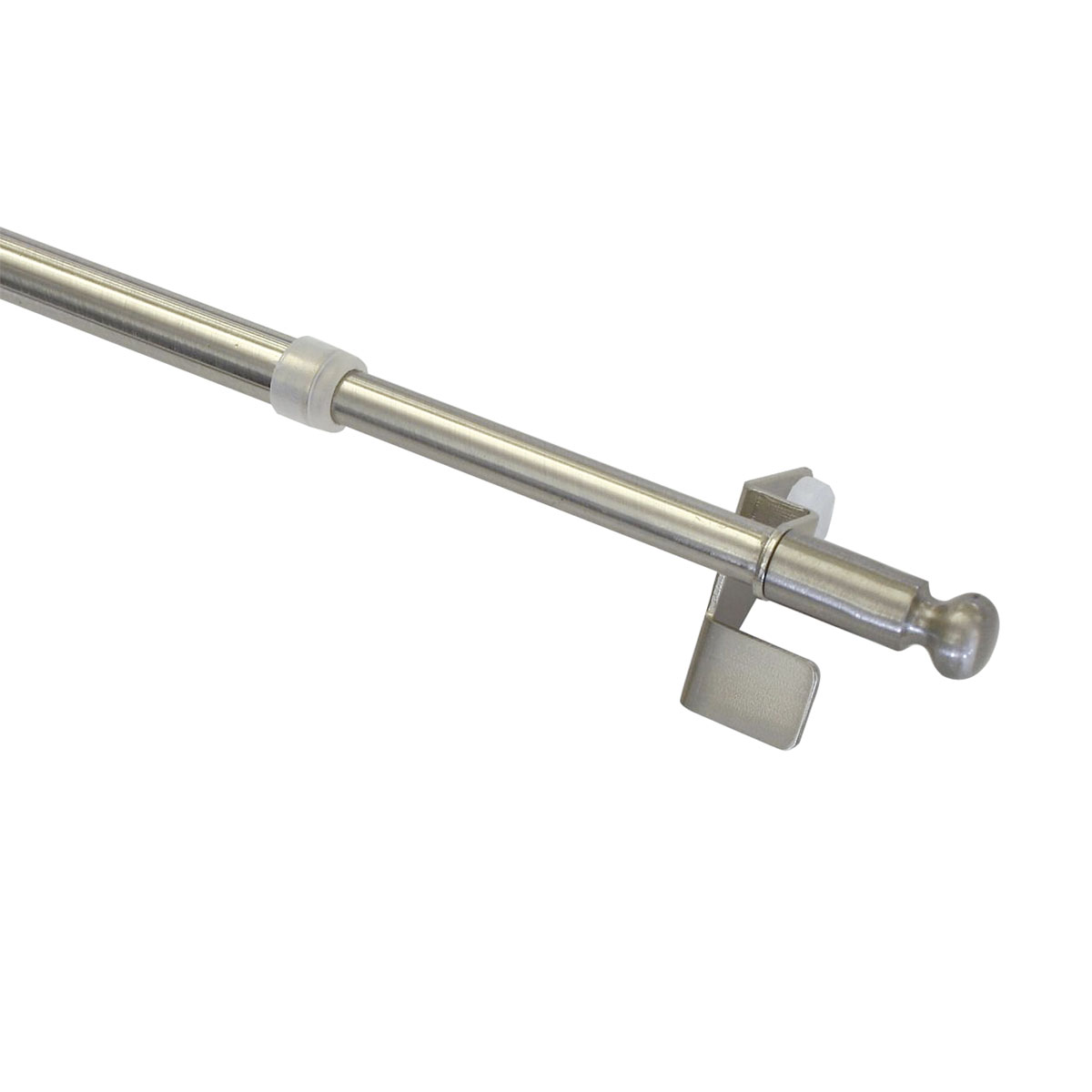 Gardinia Klemmstange Press und Go Filigrano Kugel silber 80-110 cm