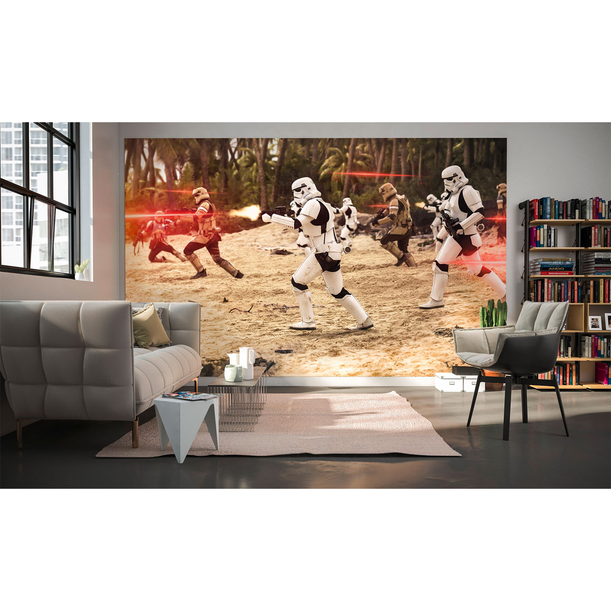 Komar  Vlies Fototapete Star Wars Imperial Strike 400x250 cm