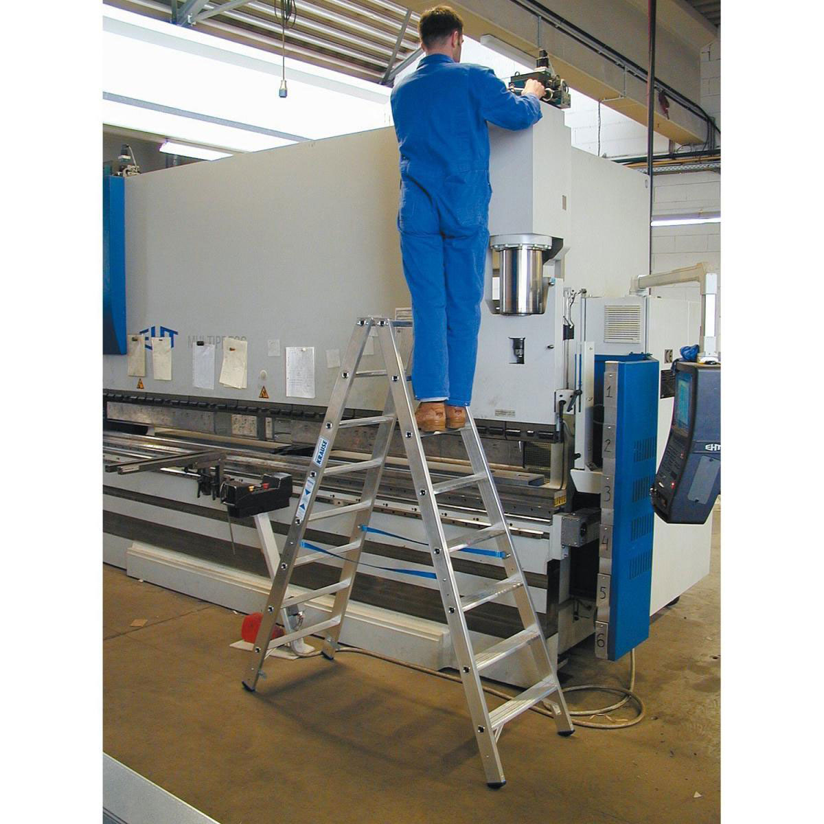 Krause Stufen-Doppelleiter Stabilo 2 x 8 Stufen Bild 3