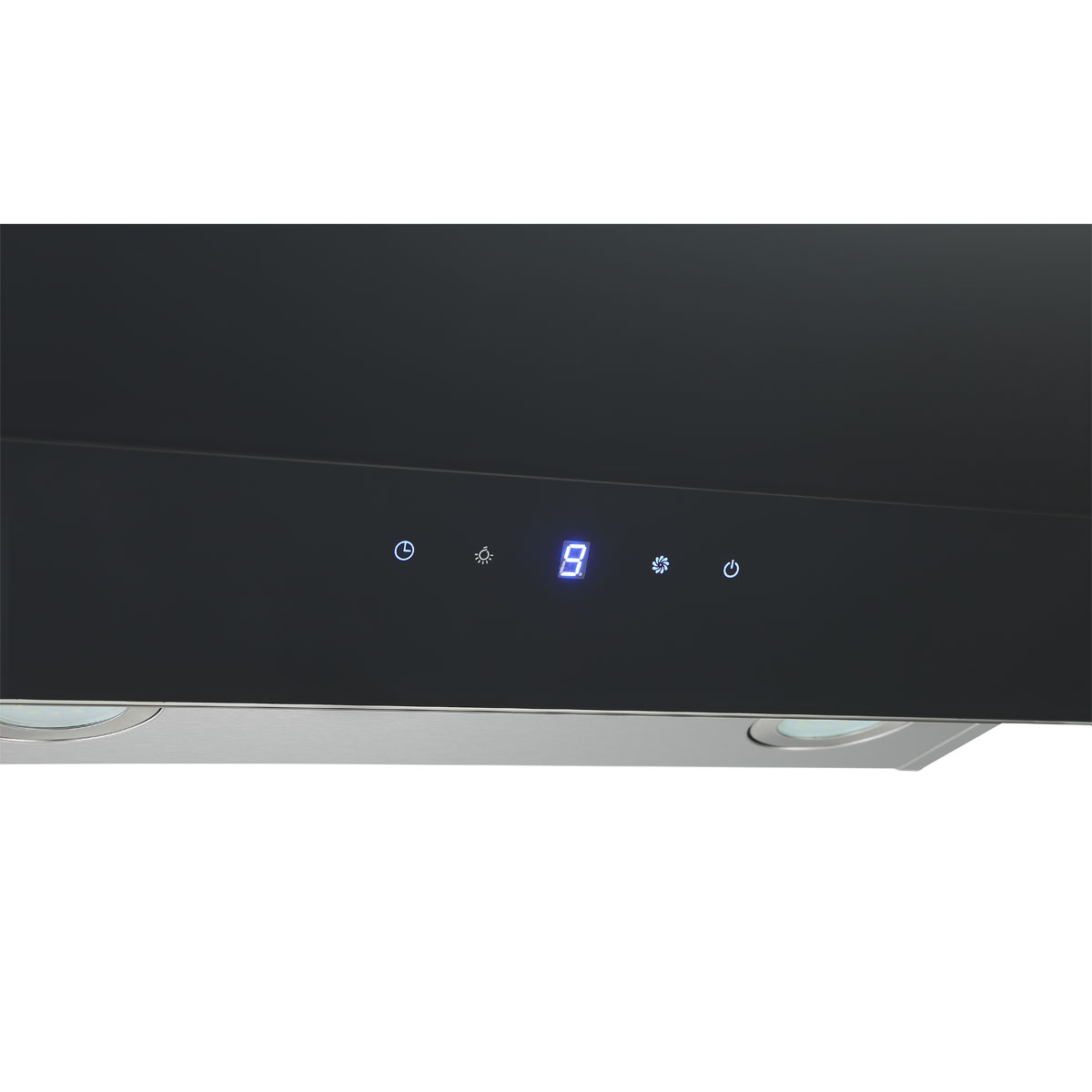 Respekta Selena Kopfreie Schräghaube CH77090SA 90 cm Schwarz Bild 4