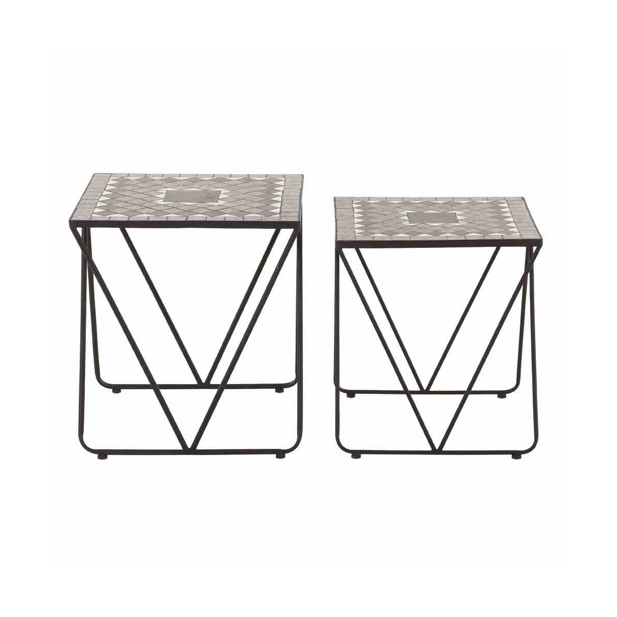 Siena Garden Beistelltischset Como 51 x 51 x 56 cm Bild 2