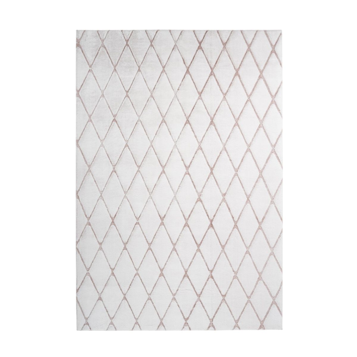 Vivica 225 Weiß / Rosé 80cm x 150cm