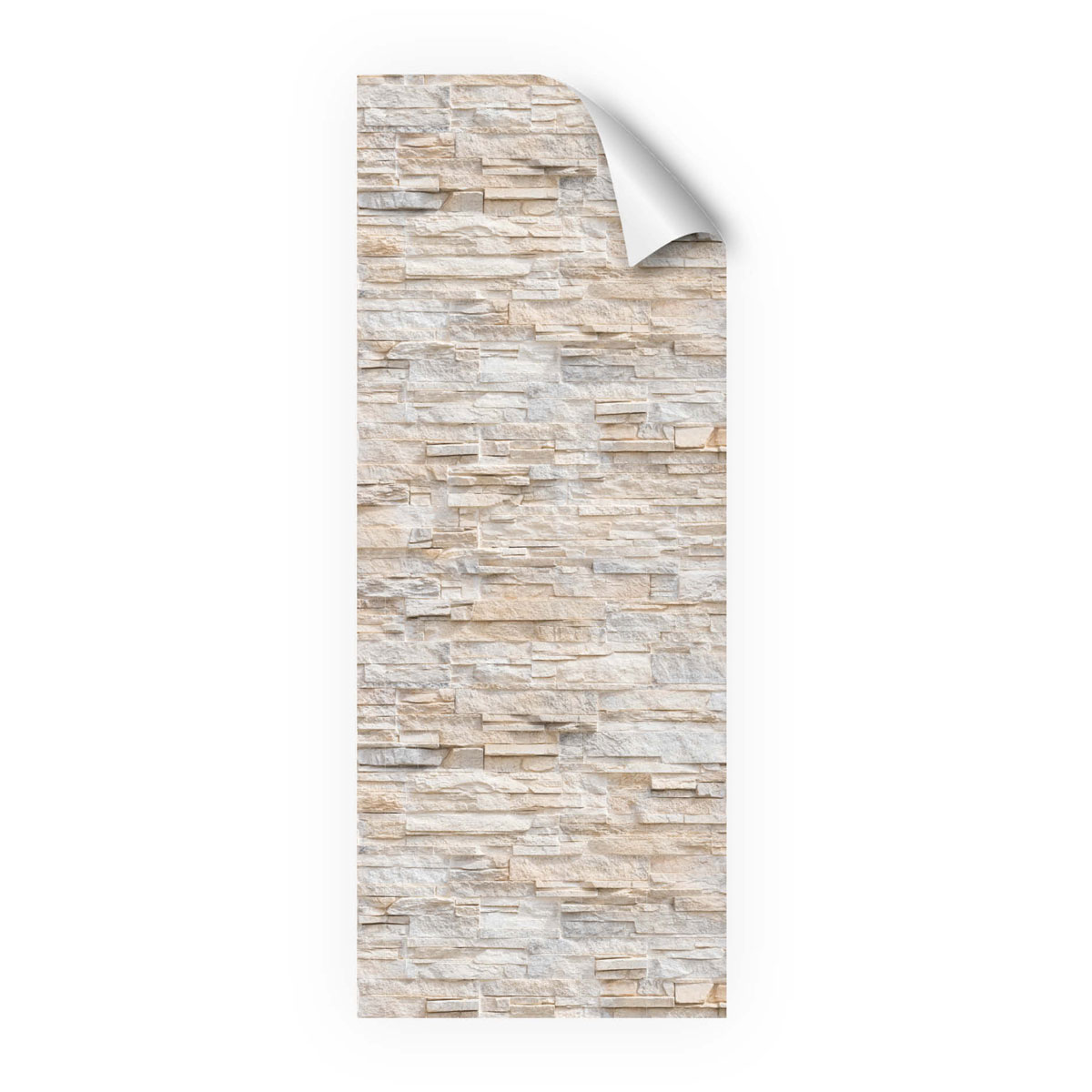 MySpotti Fresh DuschrückwandfolieBruchsteinwand Beige Bild 3