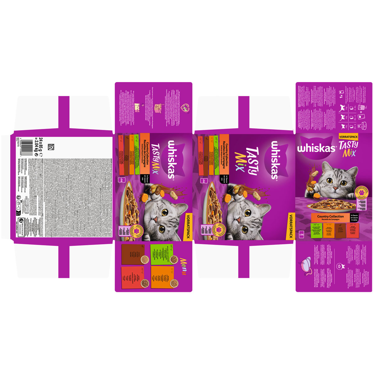 Whiskas Multipack Country Collection in Sauce 24 x 85 g Bild 5