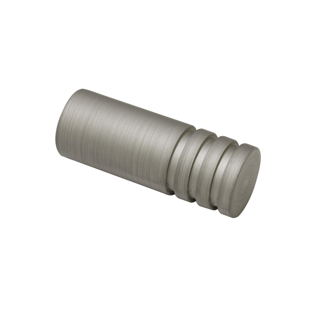 Gardinia Endknopf Kira Zylinder silber Durchmesser 19 mm 2 Stück Bild 1