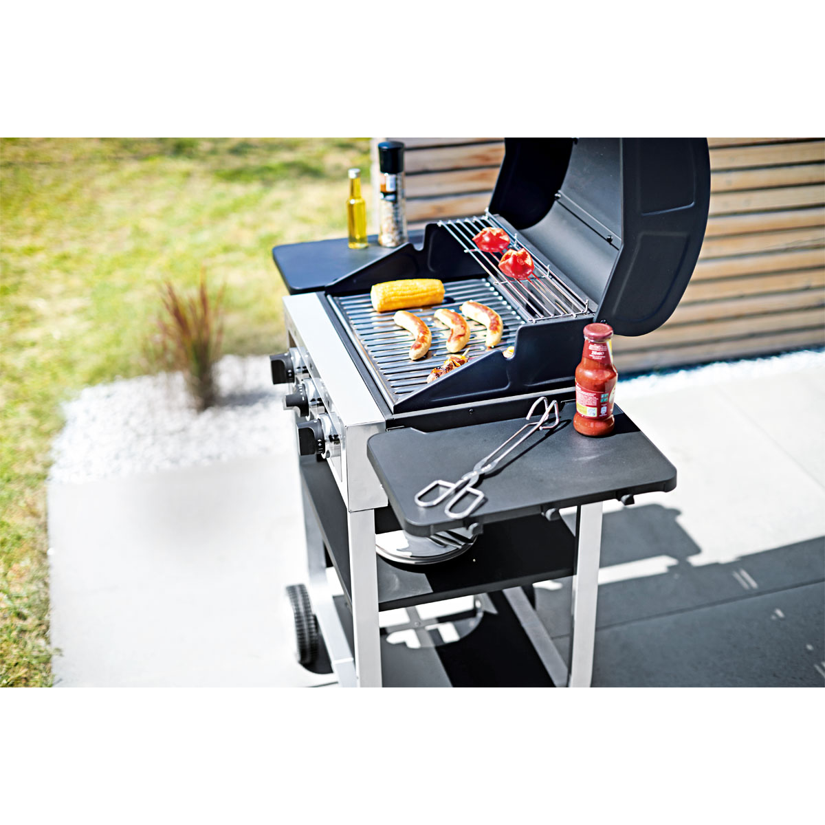 Rothmann Gasgrill Seattle 3 Edelstahlbrenner Bild 5