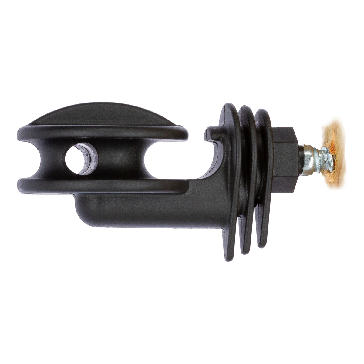 Eckisolator Super Durchmesser 8 mm schwarz 6 Stück