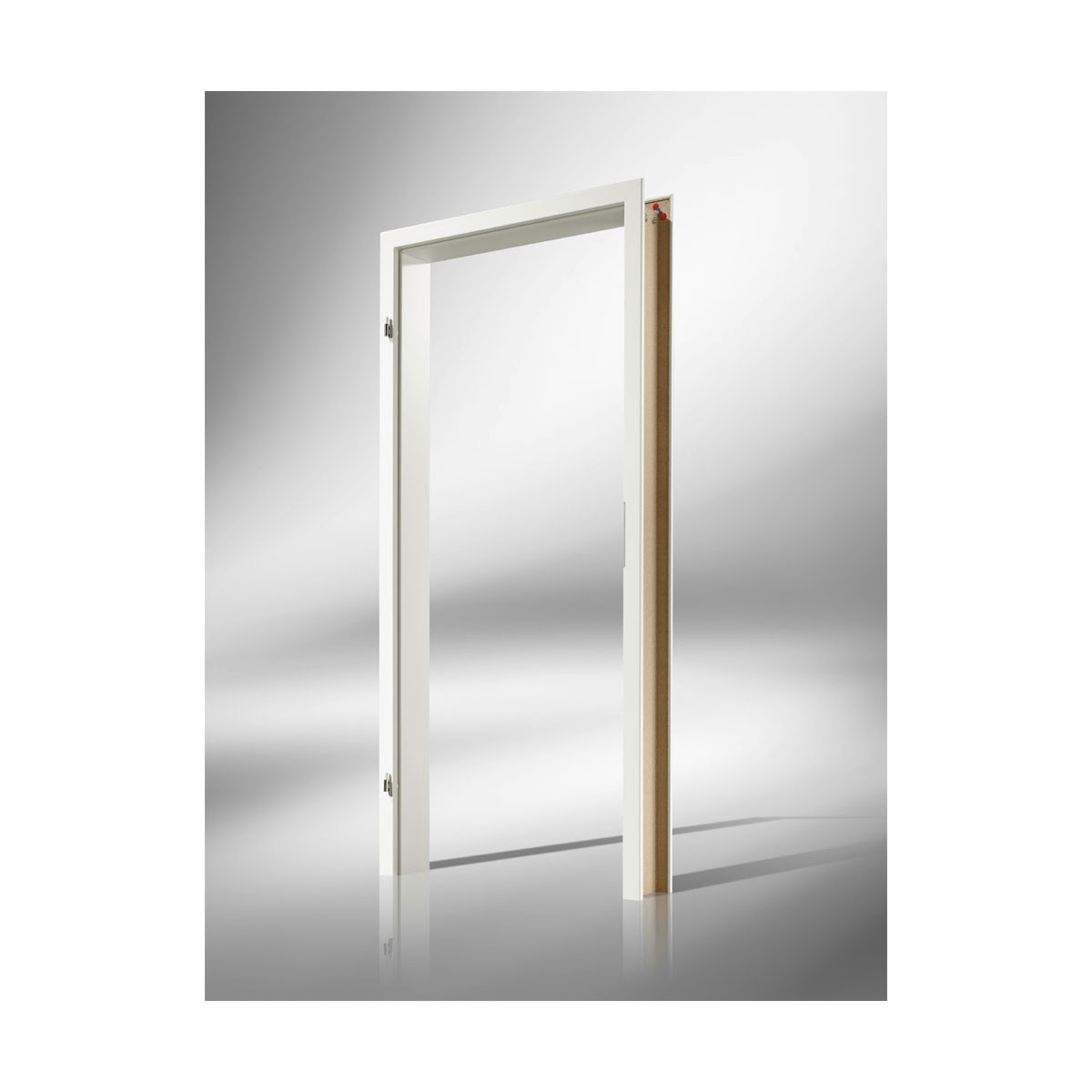 Borne Komplett-Zarge 198,5 x 61 x 12 cm CPL weiß links Bild 2