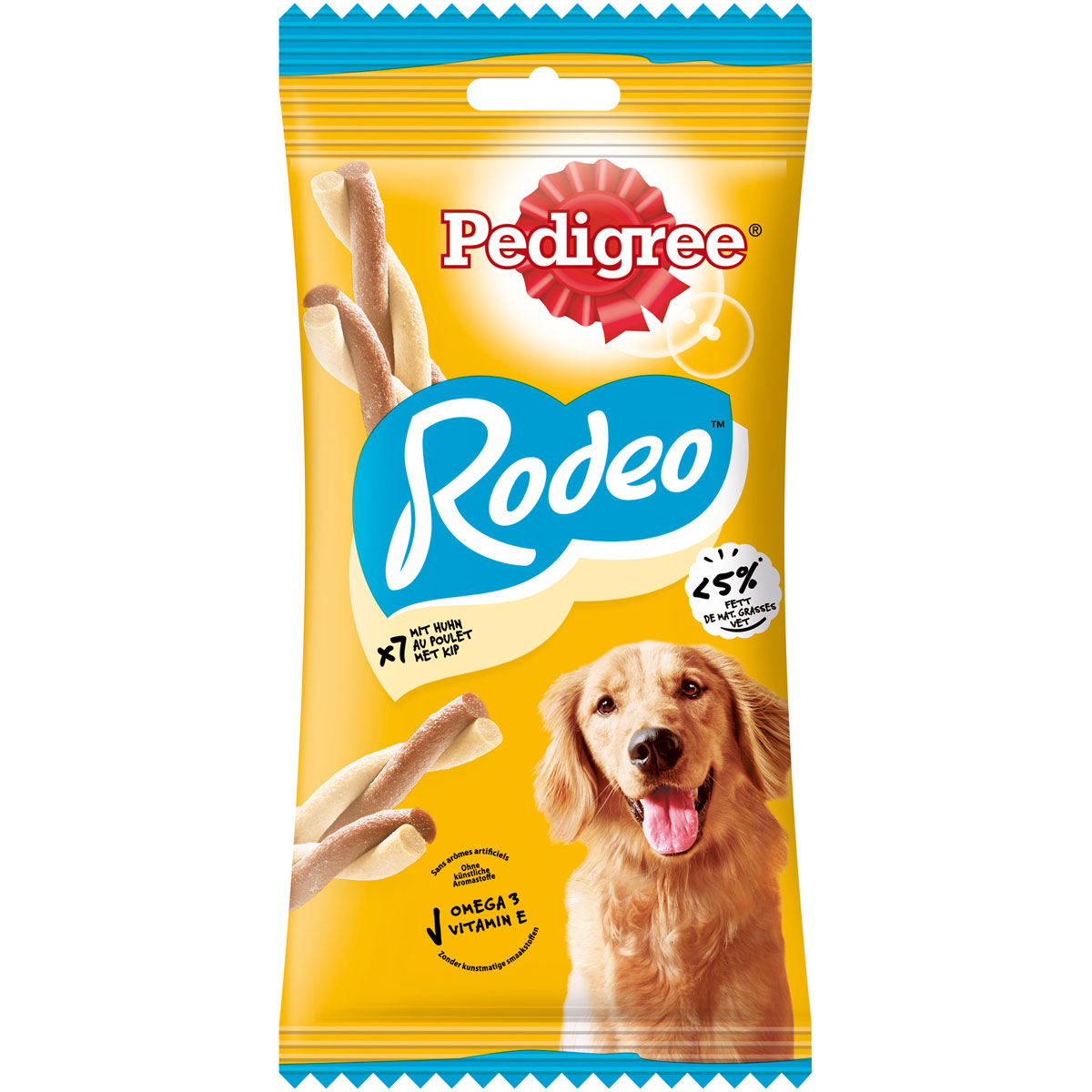 Pedigree Rodeo mit Huhn 7 St./123g