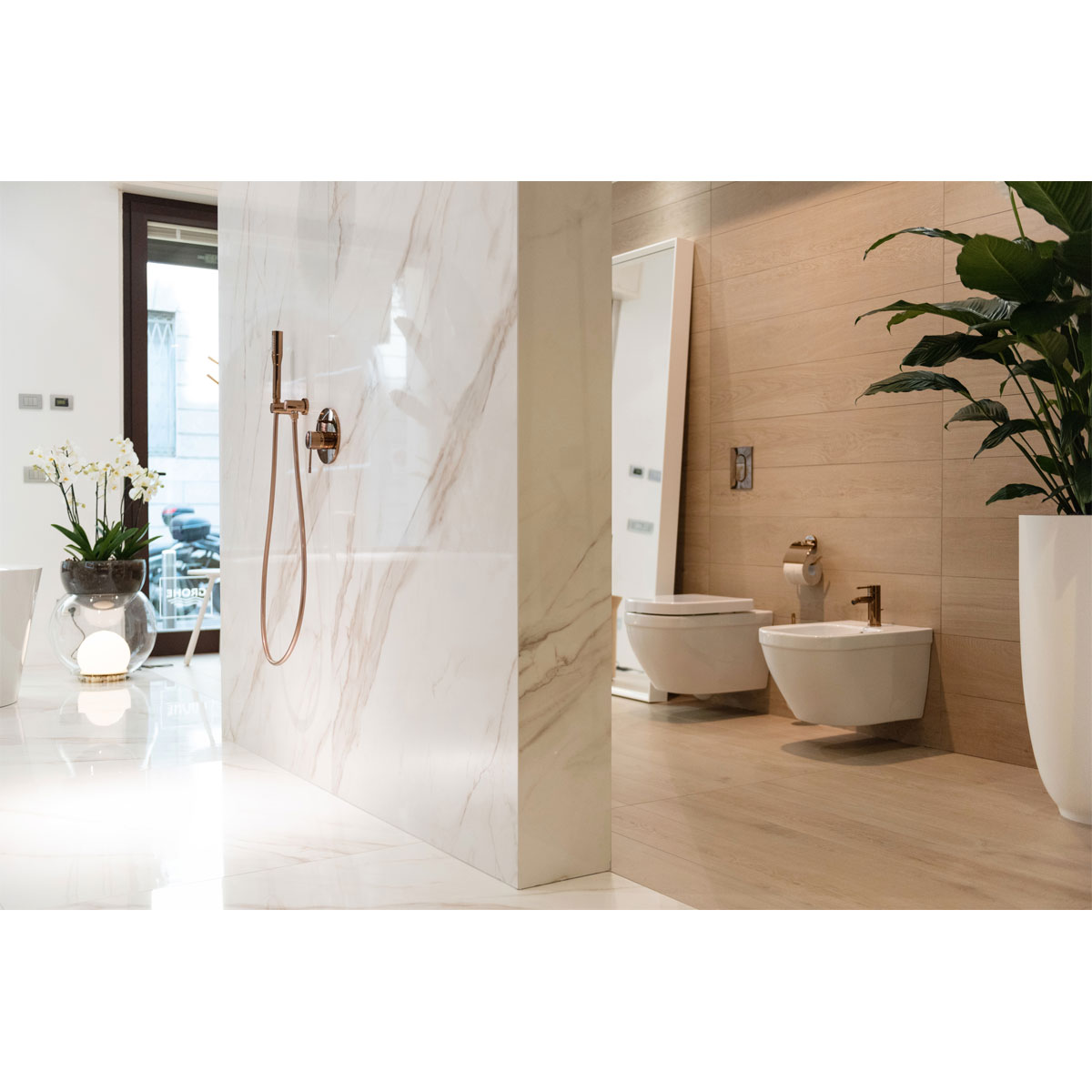 Grohe Wandbidet Euro alpinweiß 37,4 x 42 x 54 cm Bild 4