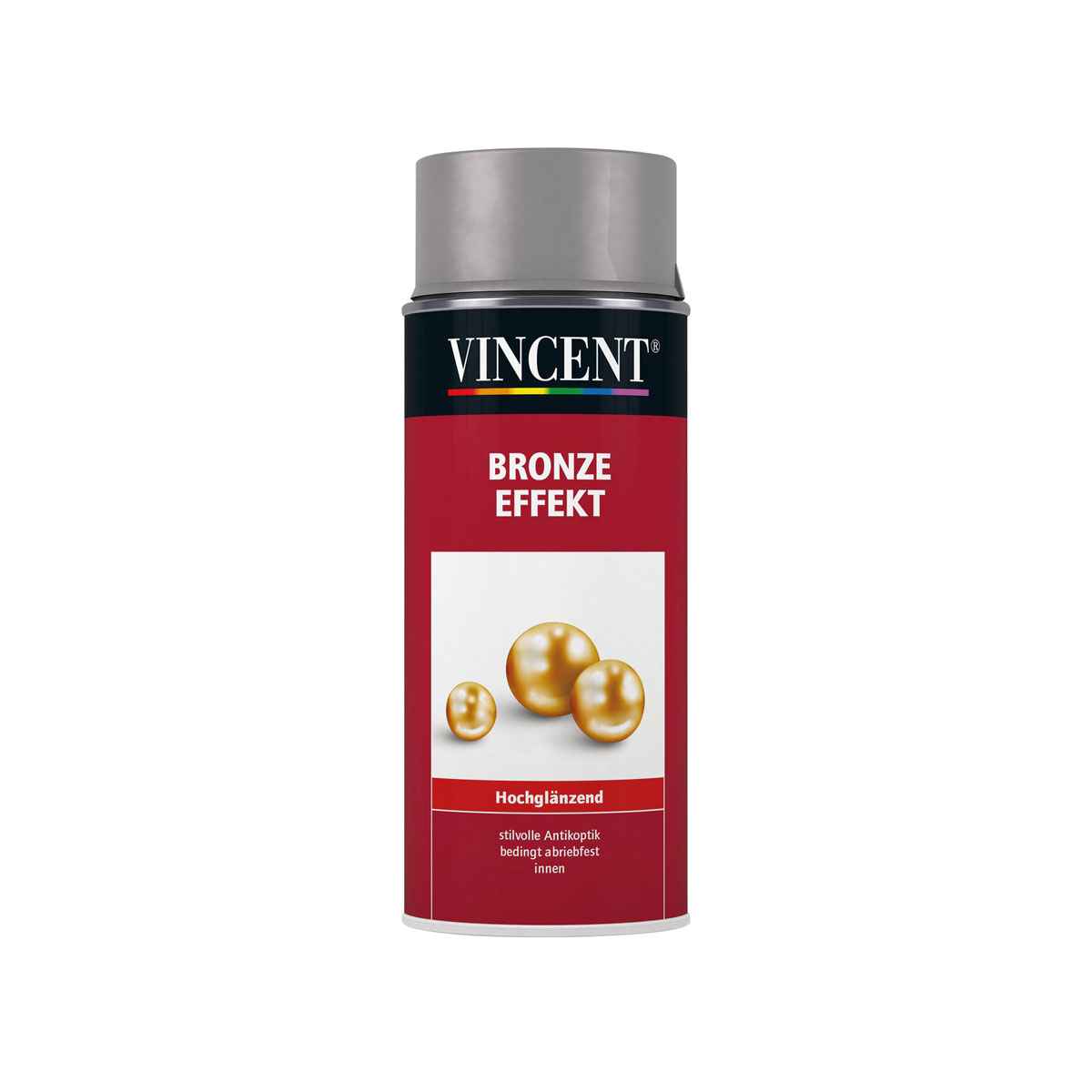 Vincent Bronze Effekt Silber Glänzend 0,4 L Bild 1
