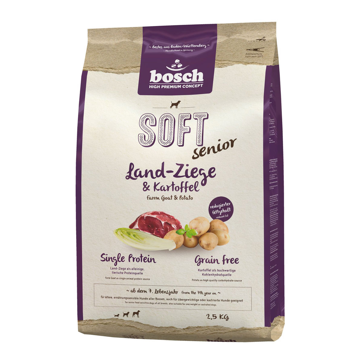 bosch high premium concept  Soft Senior Ziege Kartoffel 2,5kg