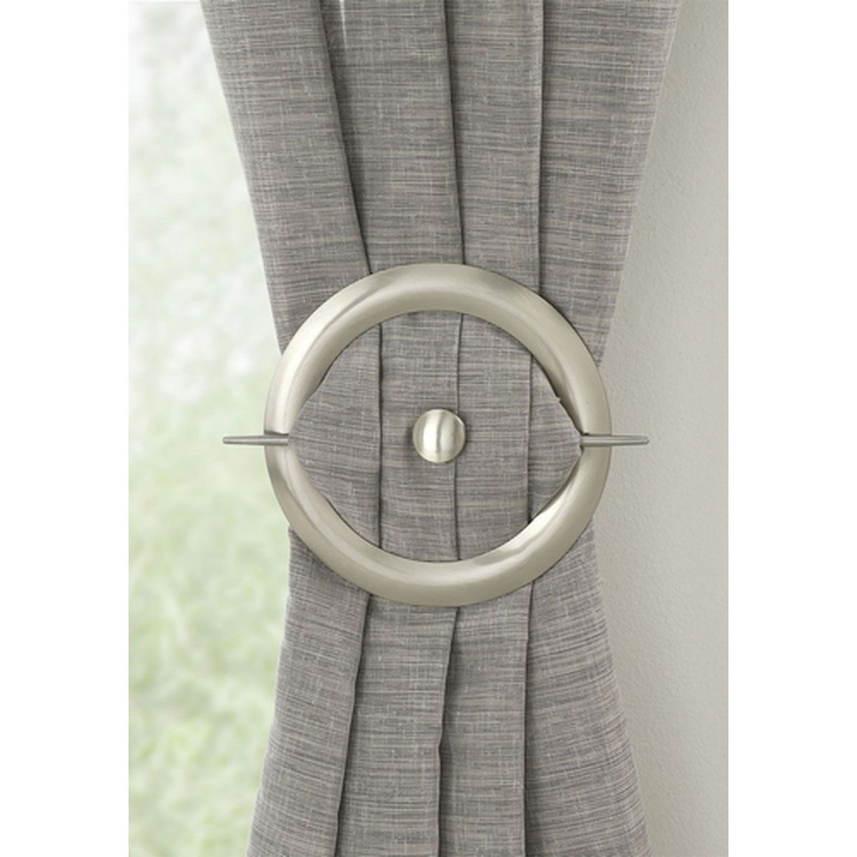 Gardinia Dekoring mit Stab und Magnet 18 cm Edelstahl-optik Bild 3