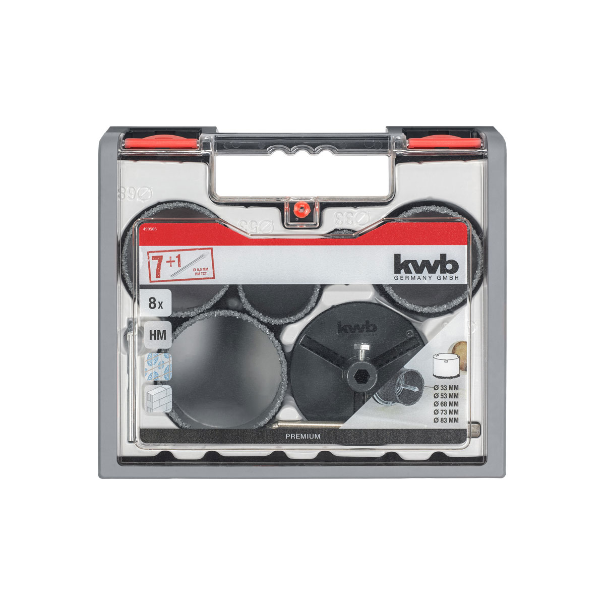 kwb  Fliesenleger-Set 8 teilig Bild 2