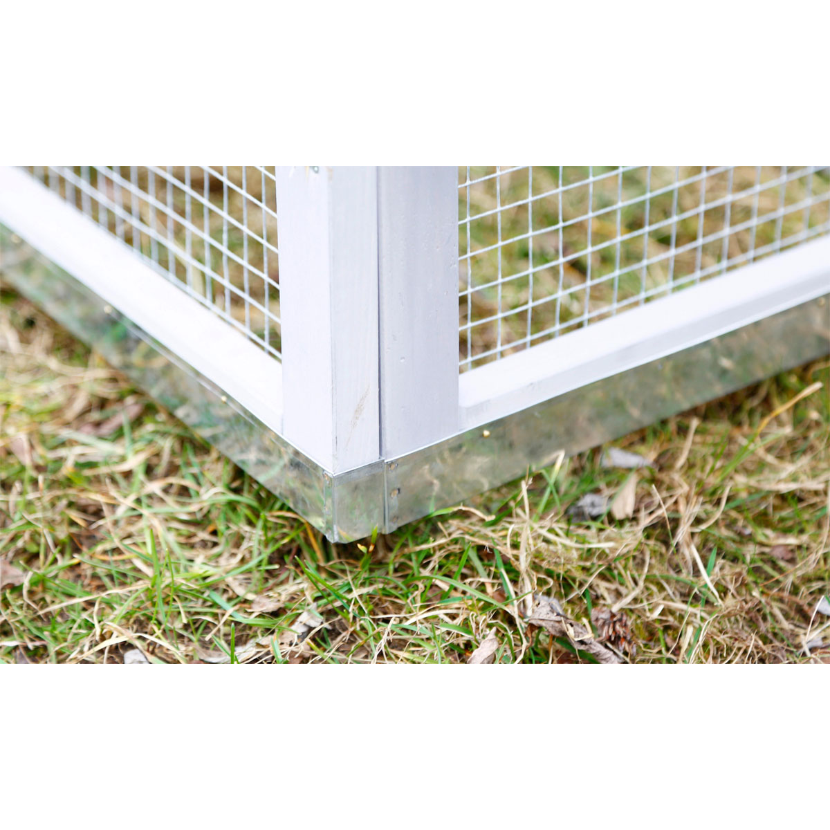 Hühnerstall Bonny 181 x 118 x 65 cm beige-weiß Bild 1