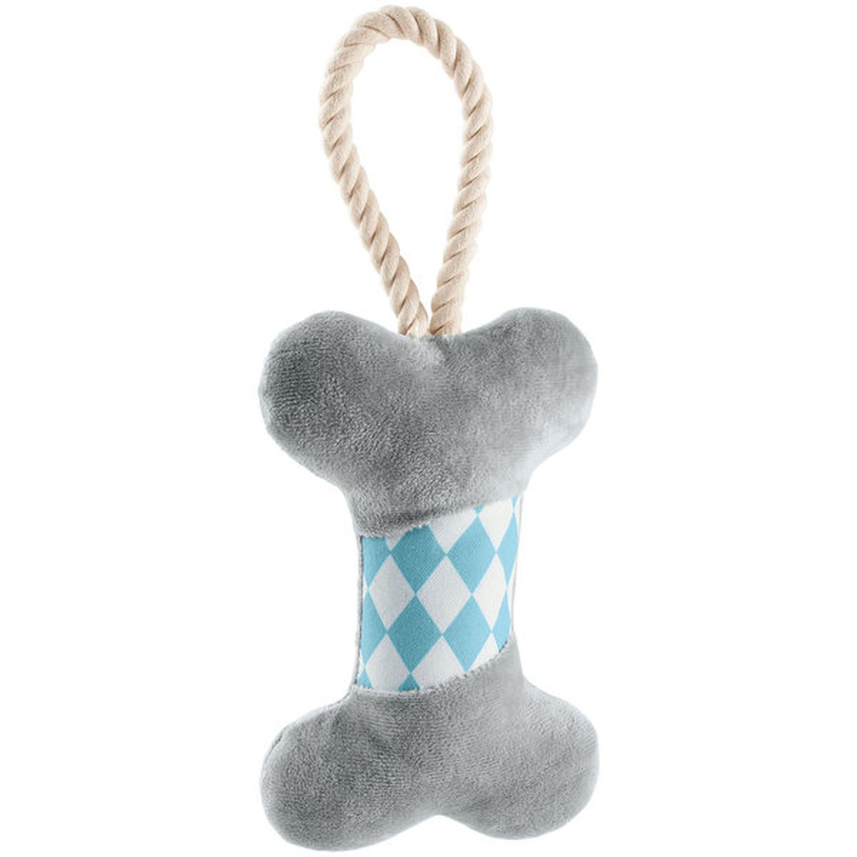 Hundespielzeug Salima Knochen grau 29 cm