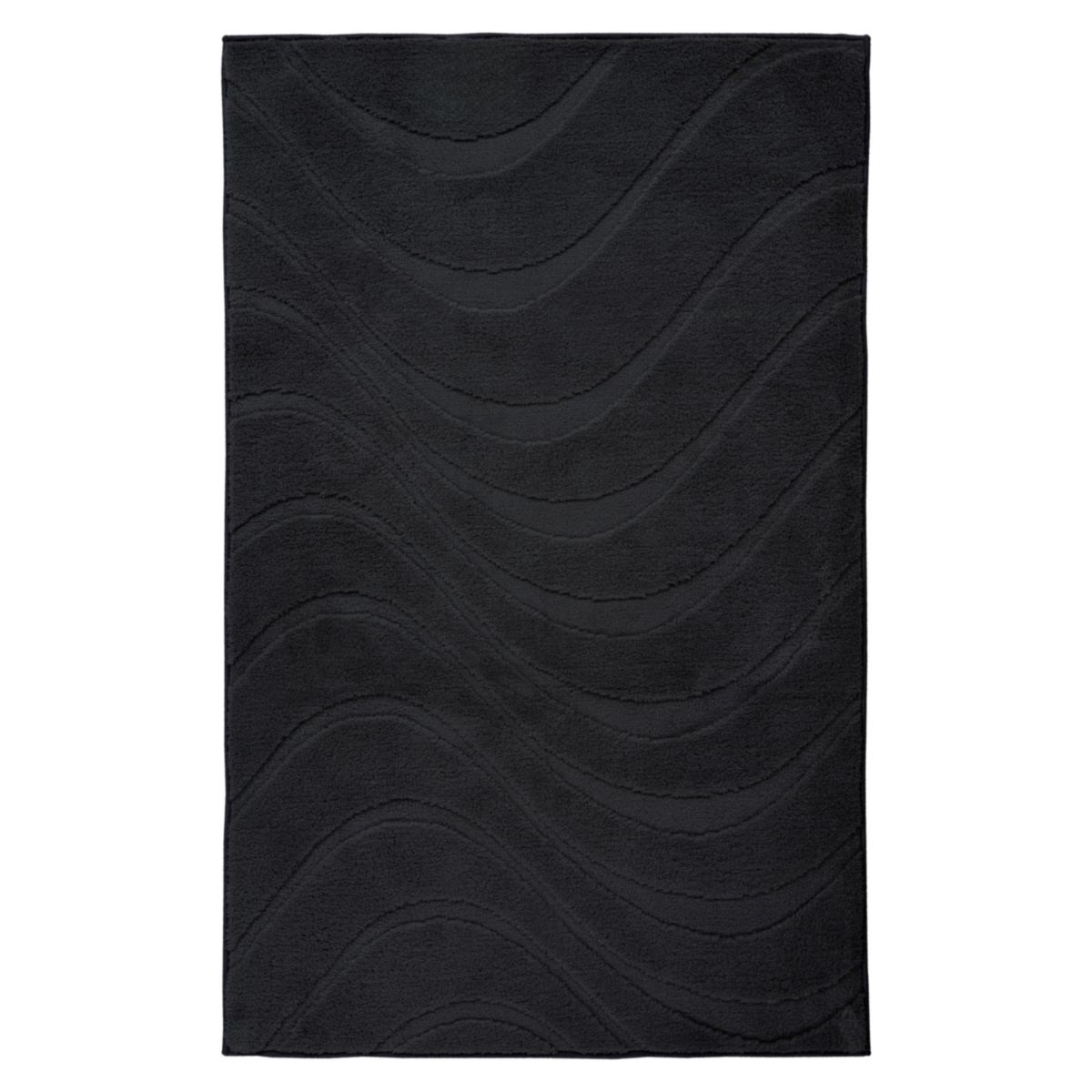 Badematte Ocean Touch 425 schwarz 67 x 110 cm