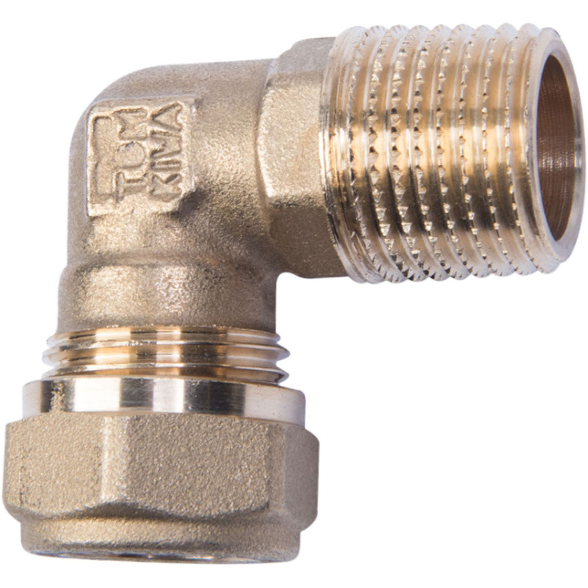 Cornat Messing Winkel Verschraubung 1/2 AG 15 mm