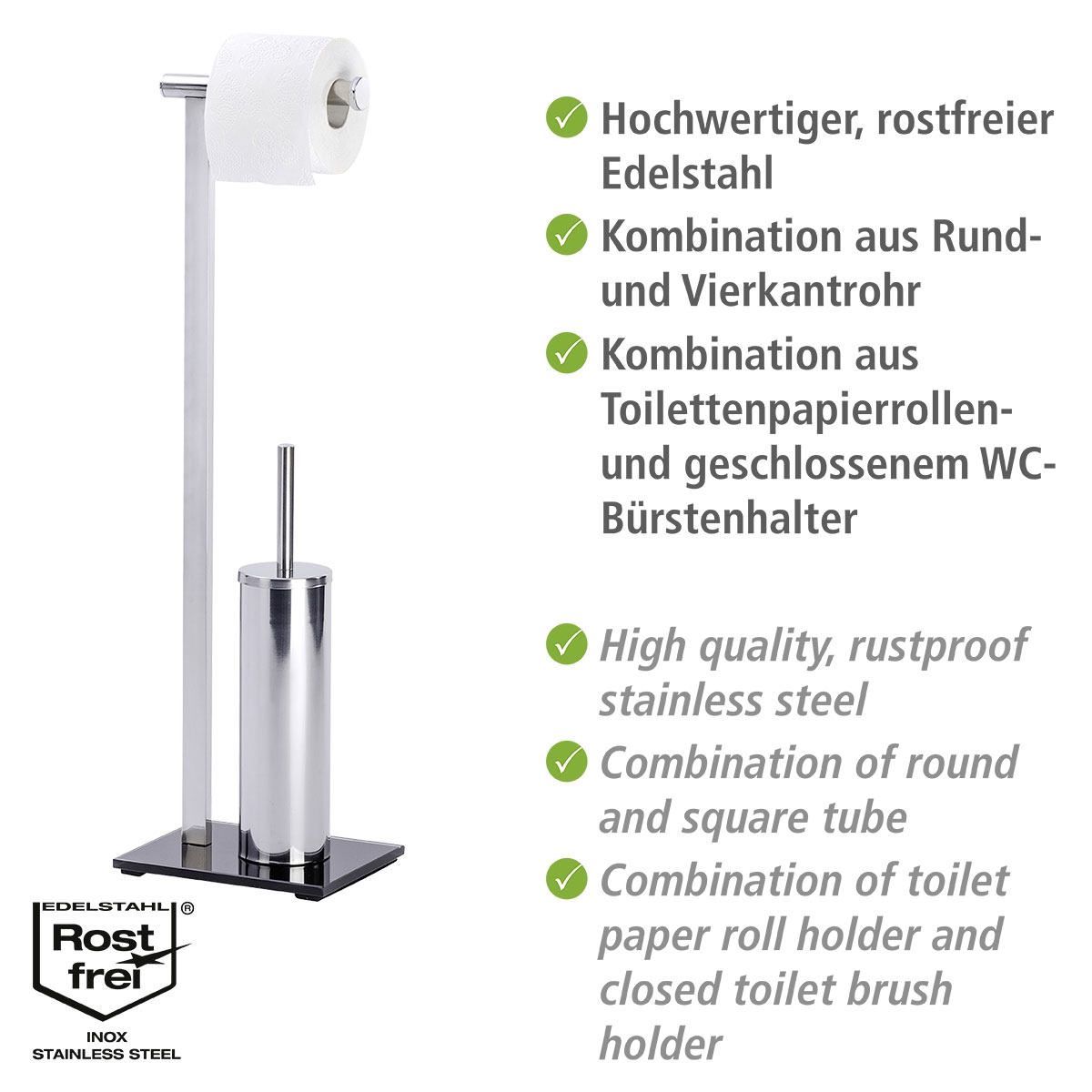 Wenko  Stand WC-Garnitur Lava Bild 2