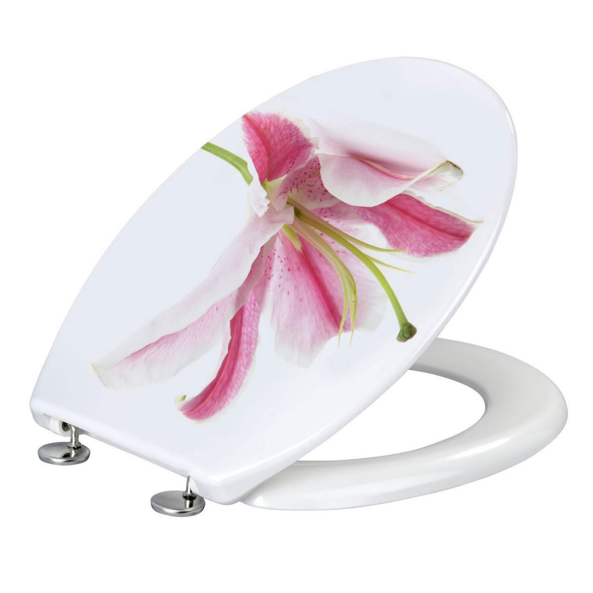 Wenko WC-Sitz Orchid antibakteriell Bild 3