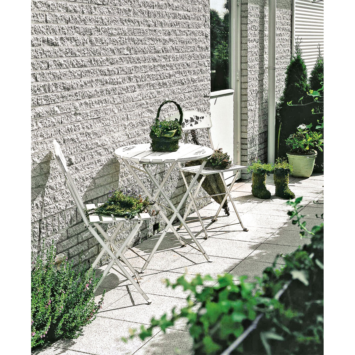 Gehwegplatte mit Fase grau 30 x 30 x 4 Bild 2