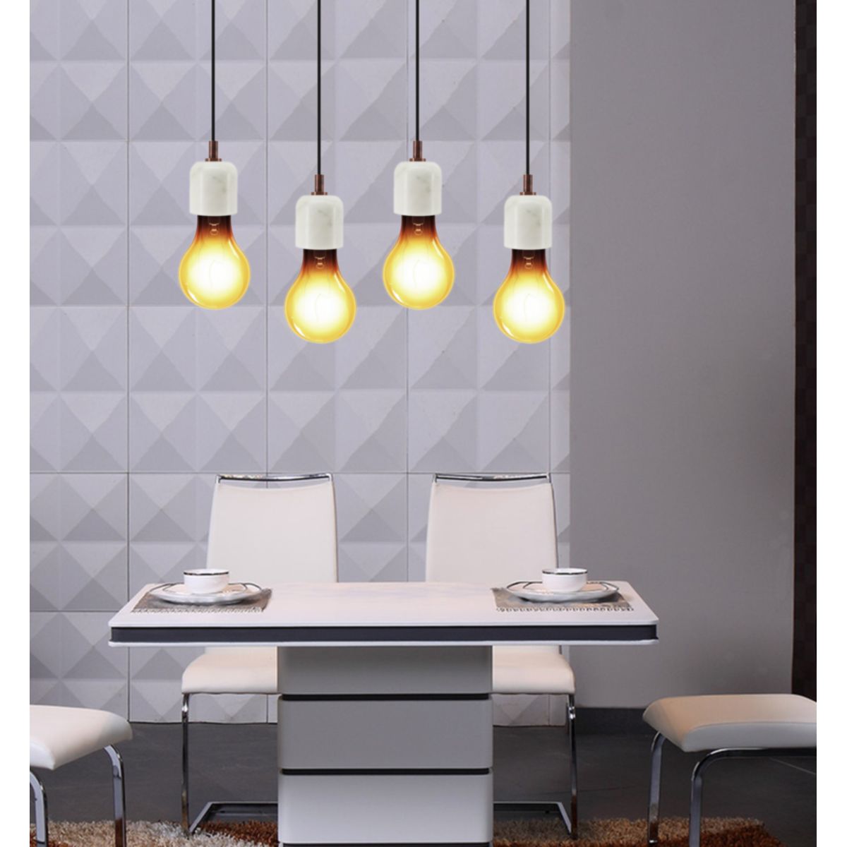 Hängelampe Sigma weiss Bild 3