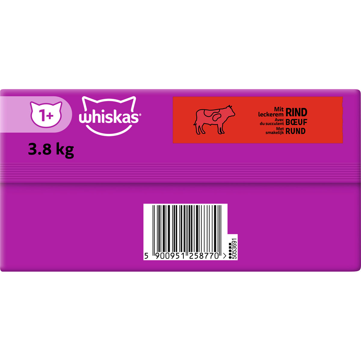 Whiskas Trockenfutter 1+ Rind 3,8 kg Bild 4