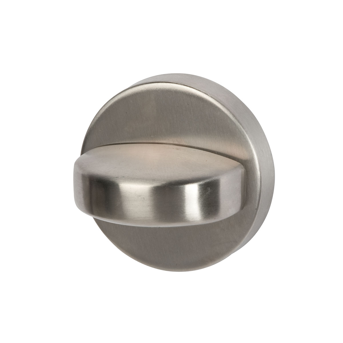 Alpertec WC-Rosette mit Sperrriegel Edelstahl