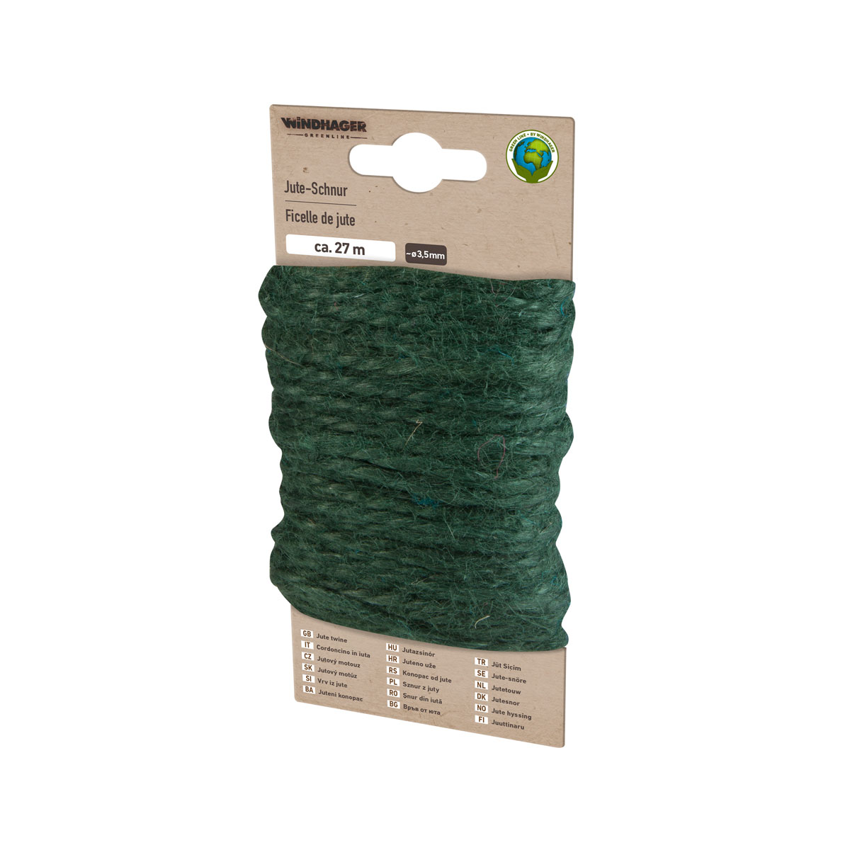 Windhager Jute-Schnur 27m grün Bild 1