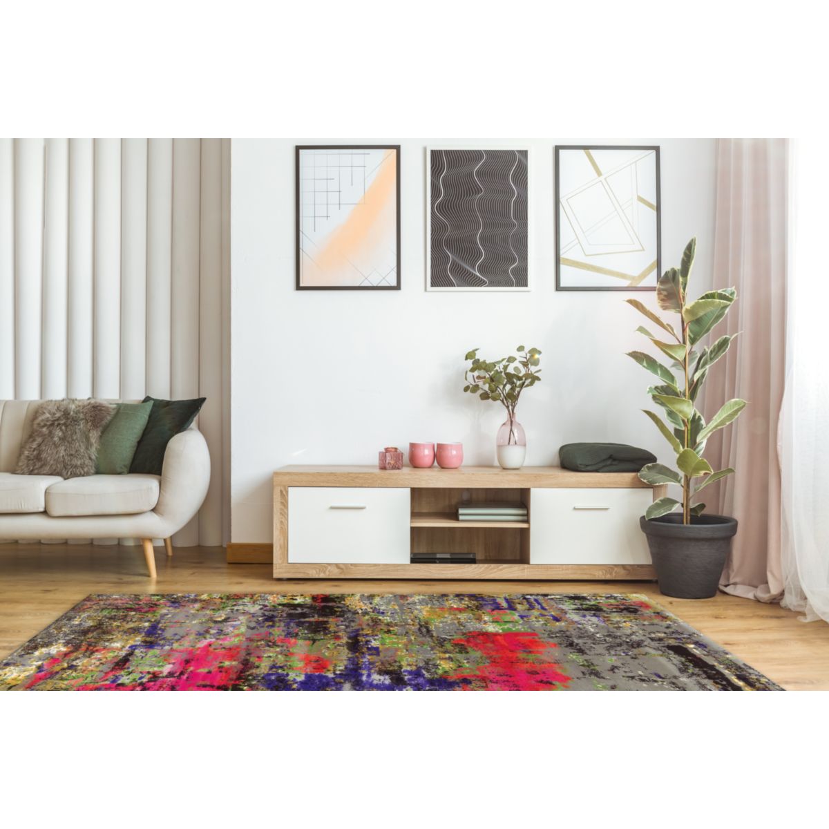 Vintage 5207 Multi 170cm x 241cm Bild 2