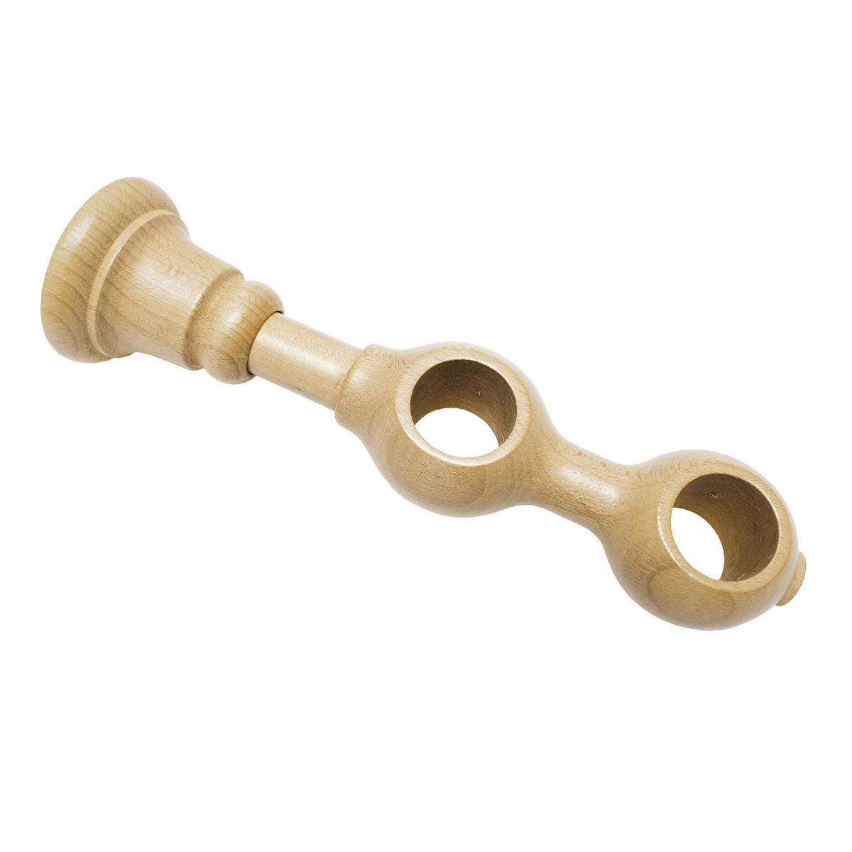 Gardinia Doppelträger Country für Durchmesser 25 mm geschlossen buche