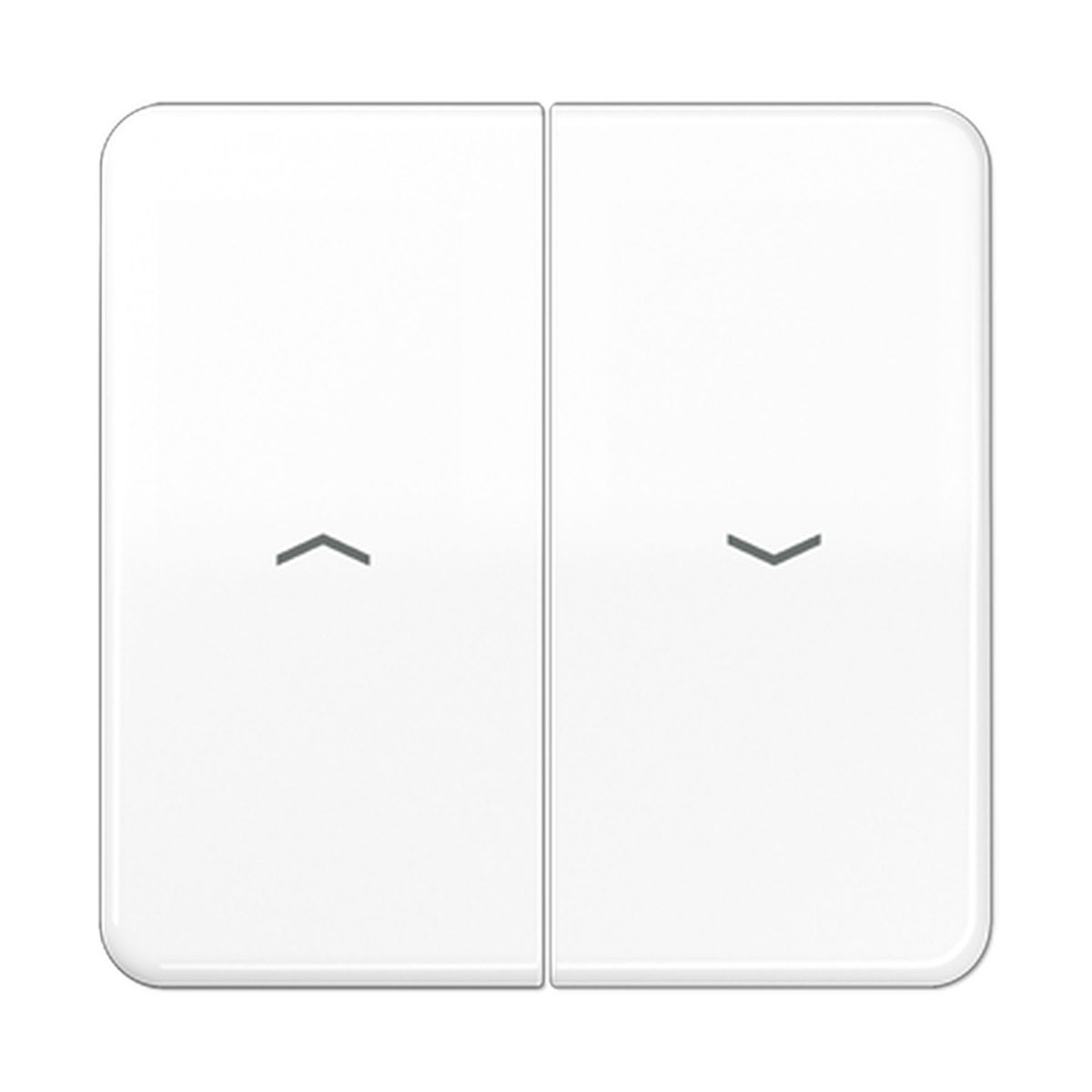 Jung Abdeckung für Jalousieschalter CD 500 alpinweiß