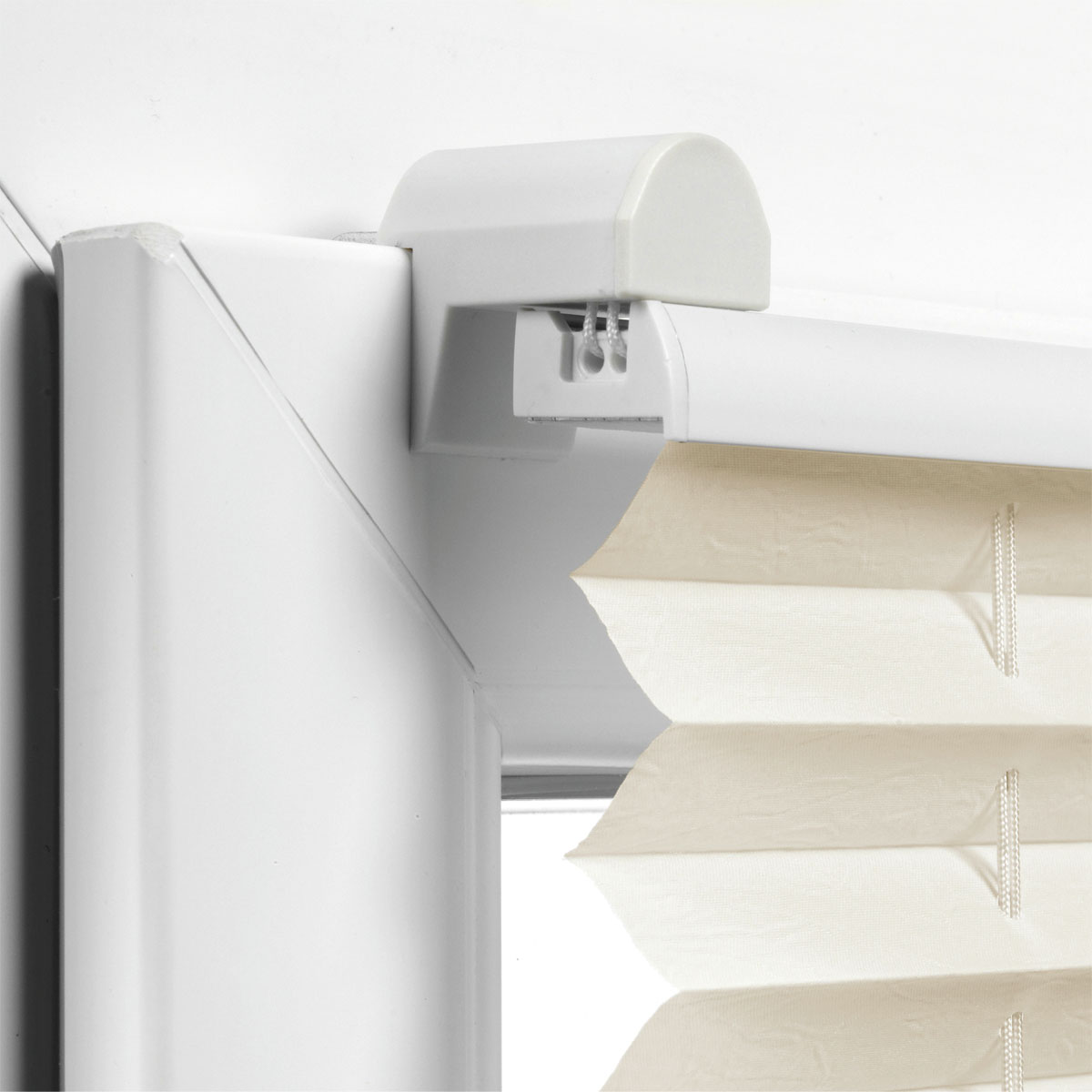 Gardinia Plissee Easyfix mit 2 Bedienschienen 70 x 130 cm creme Bild 2