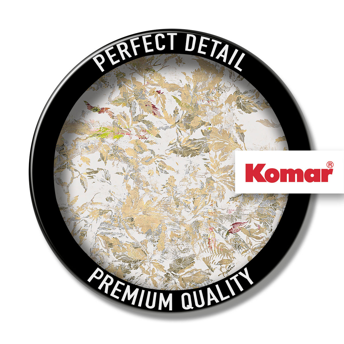 Komar  Vlies Fototapete Golden Feathers 300x280 cm Bild 9