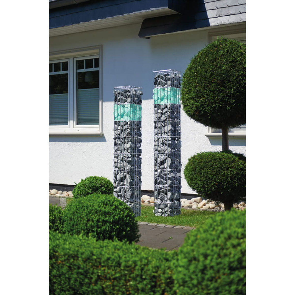 Wilk Gabionen-Säule 25 x 160 x 25 cm Bild 2