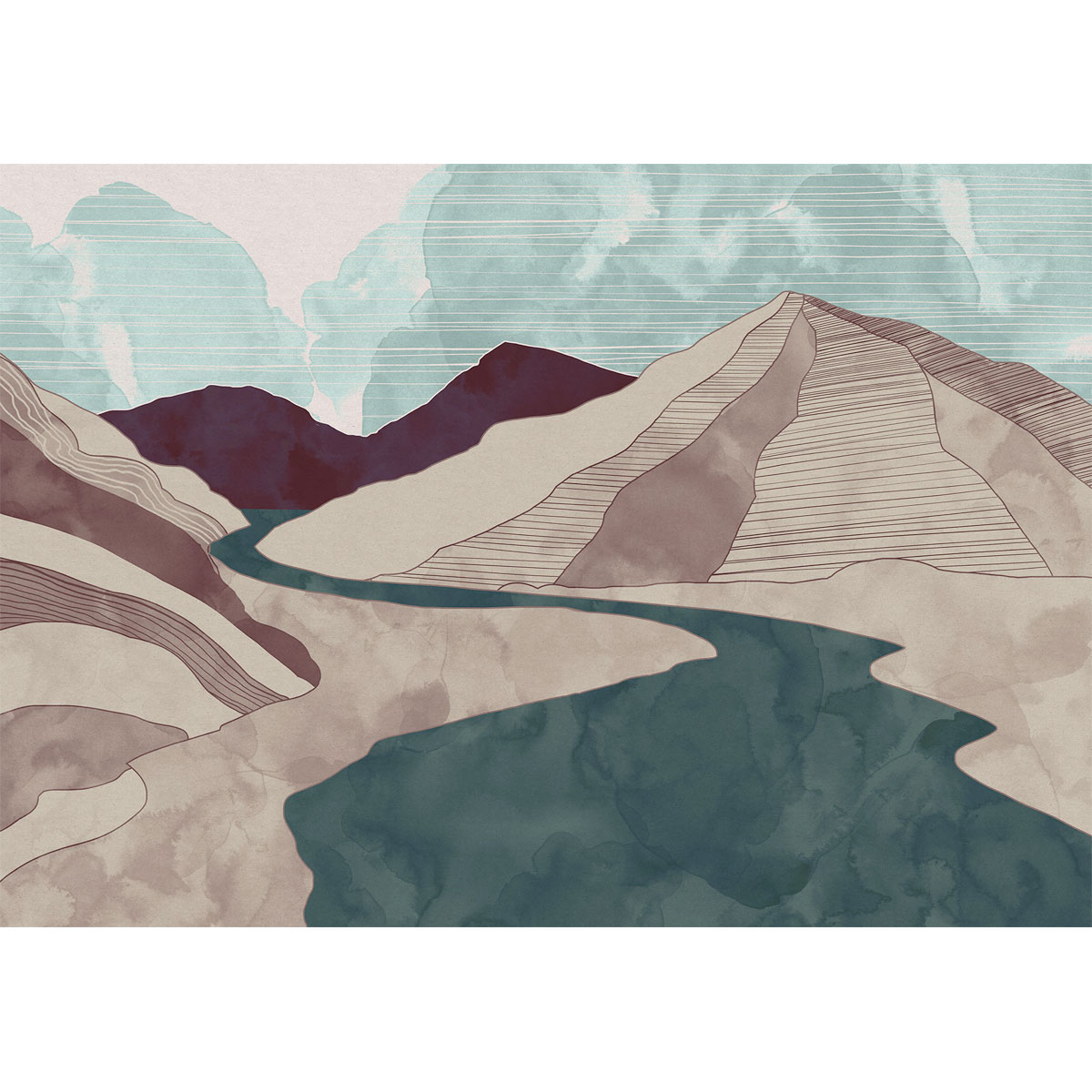 Komar  Vlies Fototapete Terra 400x280 cm Bild 2