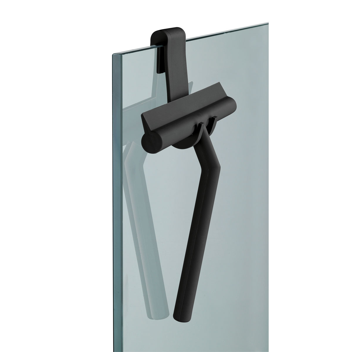 Wenko  Badezimmerwischer Silikon Mola Schwarz Bild 4