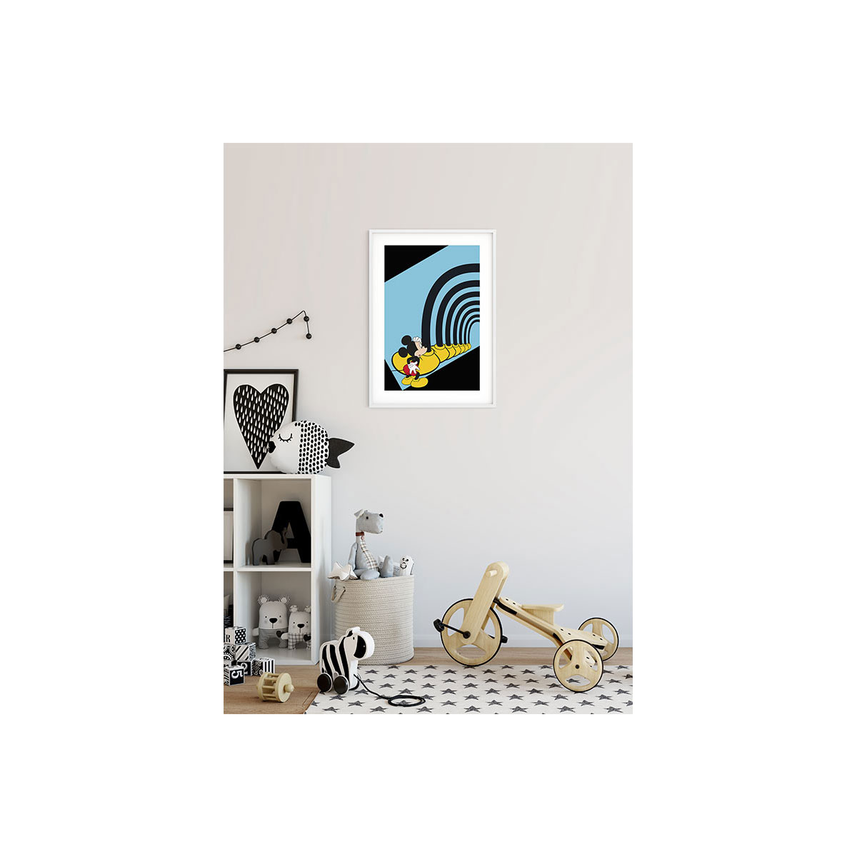 Komar  Wandbild Mickey Mouse Foot Tunnel 50x70 cm Bild 9