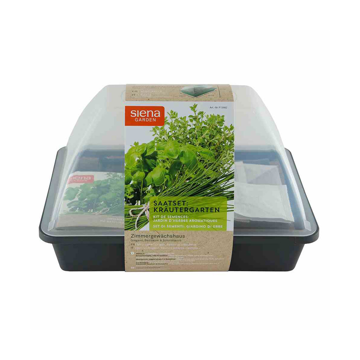 Siena Garden Zimmergewächshaus-Set Kräutergarten