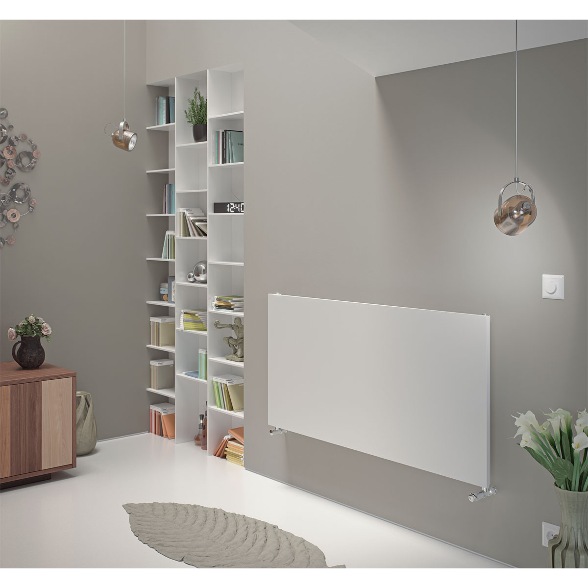 Ximax  Raumheizkörper P1 Plan 595 x 1200 mm 609 Watt Weiß