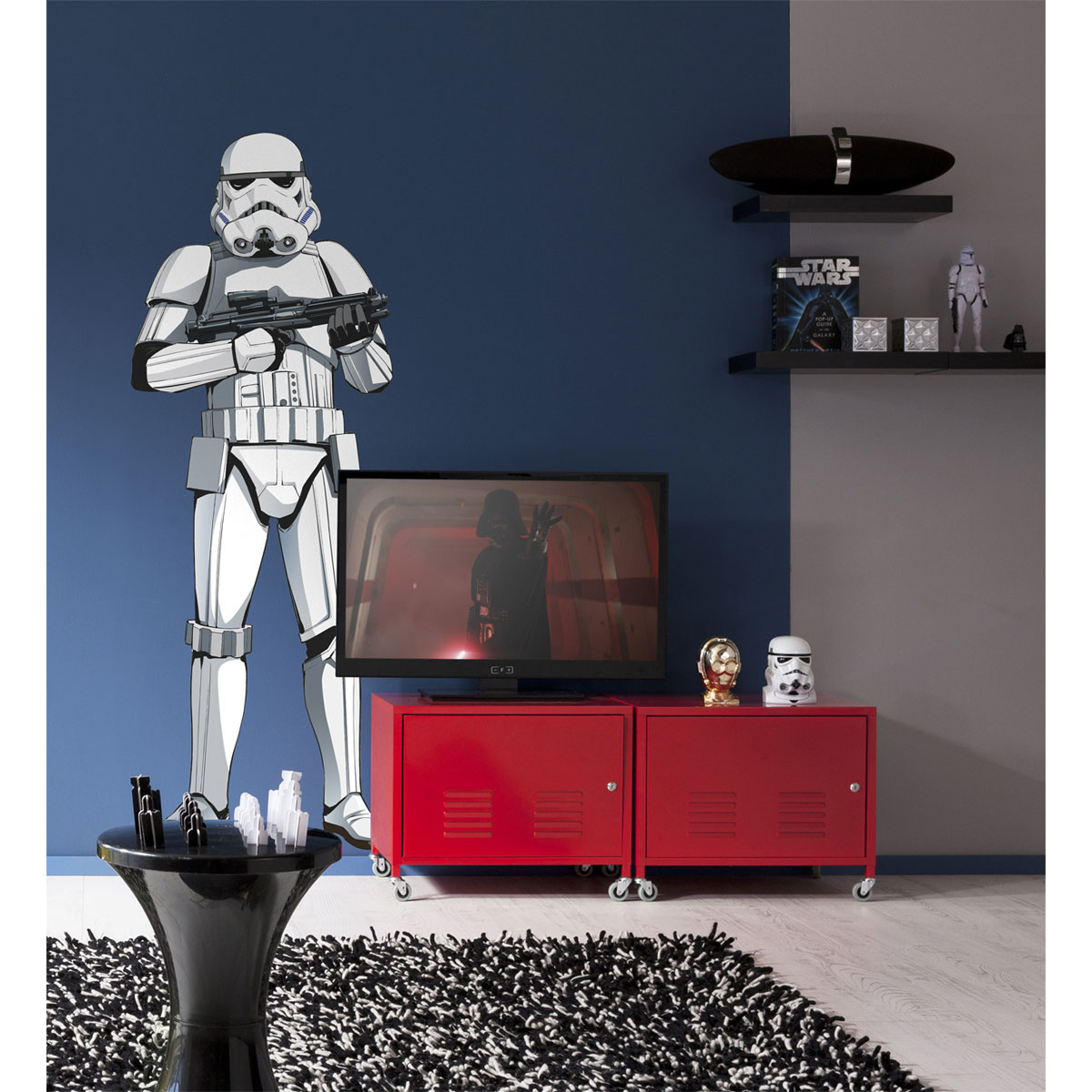 Komar  Selbstklebende Vlies Wandtattoo Star Wars XXL Stormtrooper 127x188 cm