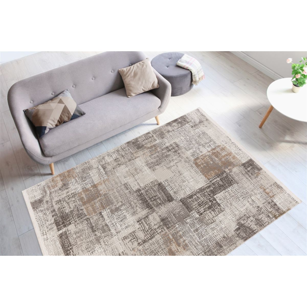 Akropolis 425 Grau / Silber 80cm x 150cm Bild 2