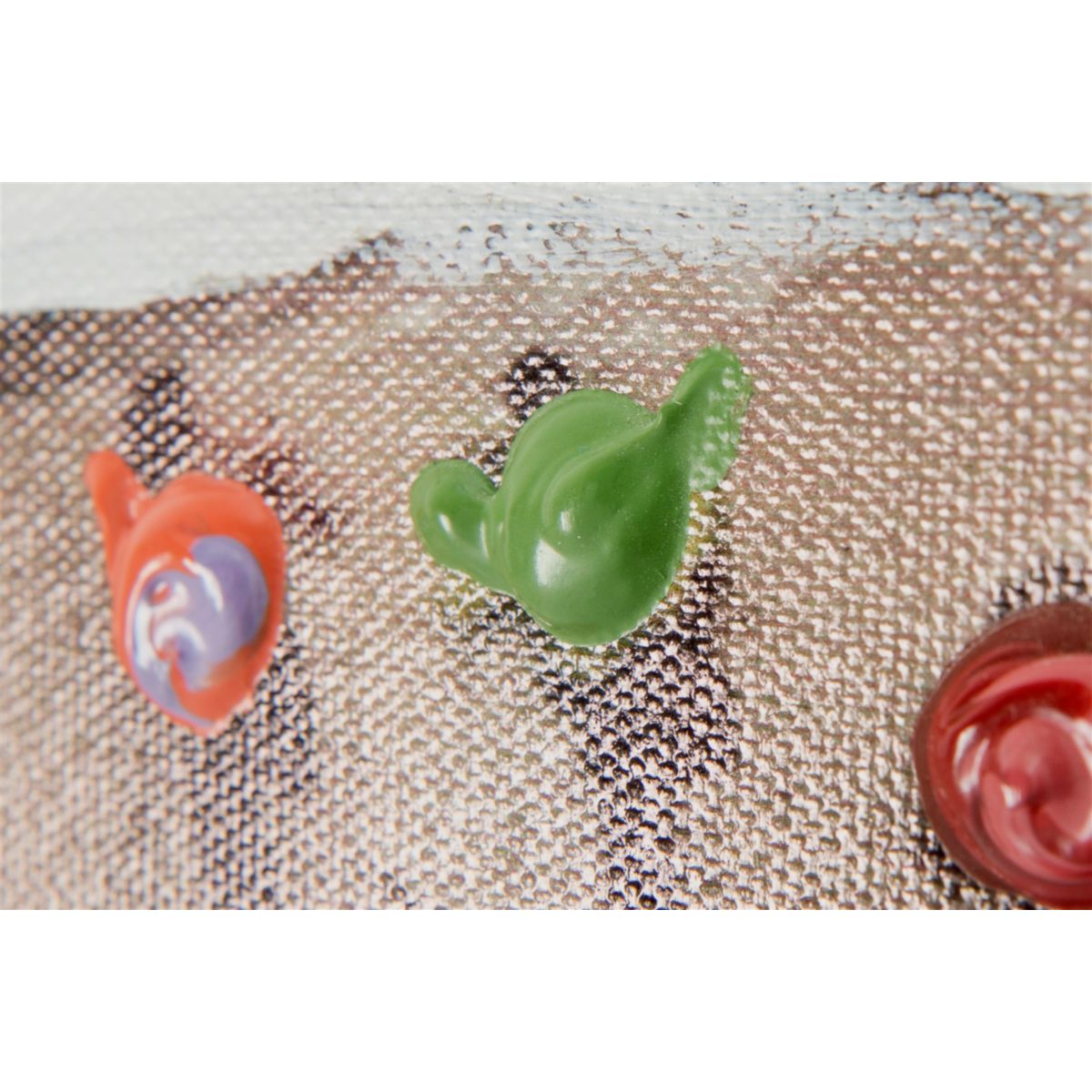 Oel-Wandbild Menschengruppe 100x100cm Bild 4