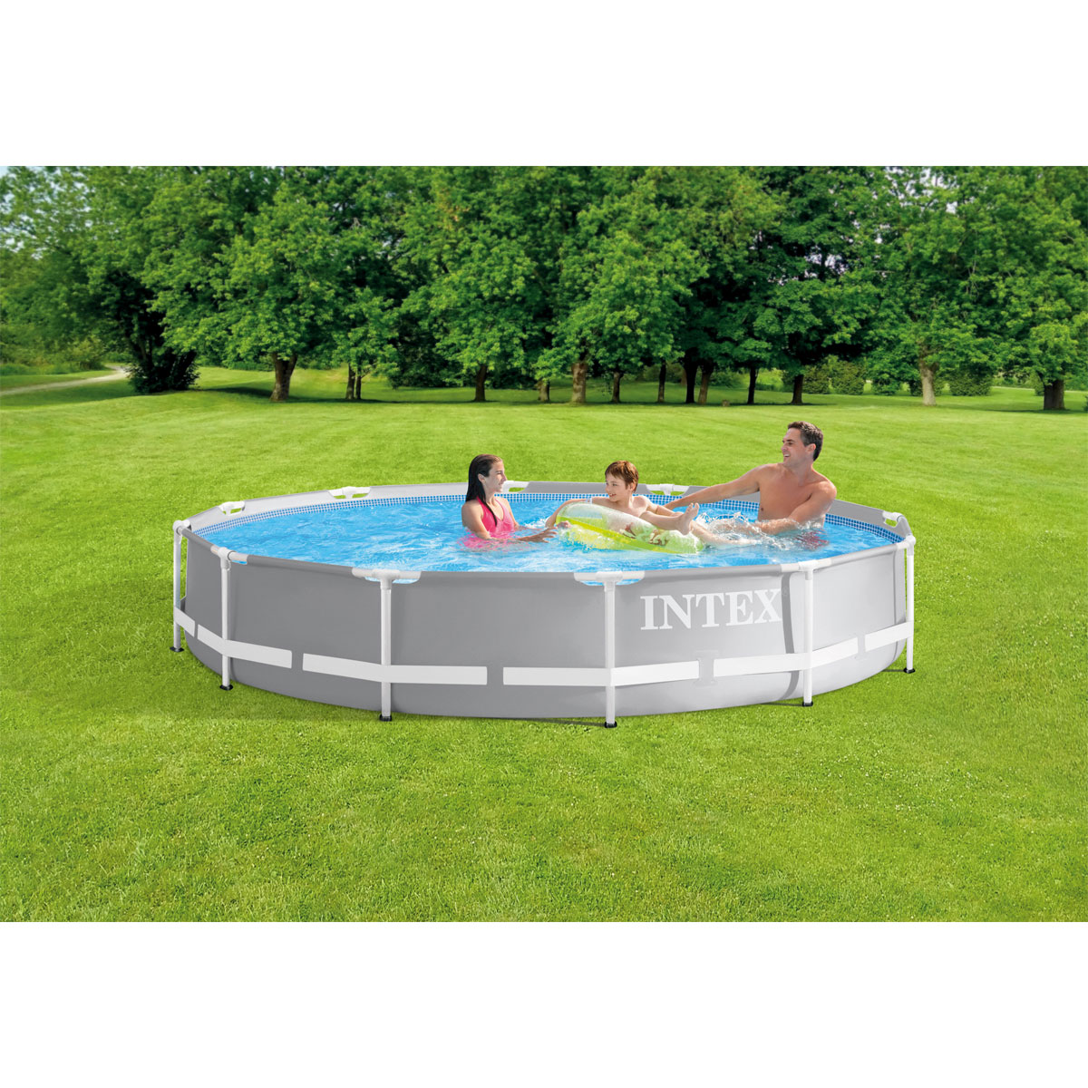 Intex Frame Pool Set Prism Rondo Ø 366 x 76 cm Bild 3