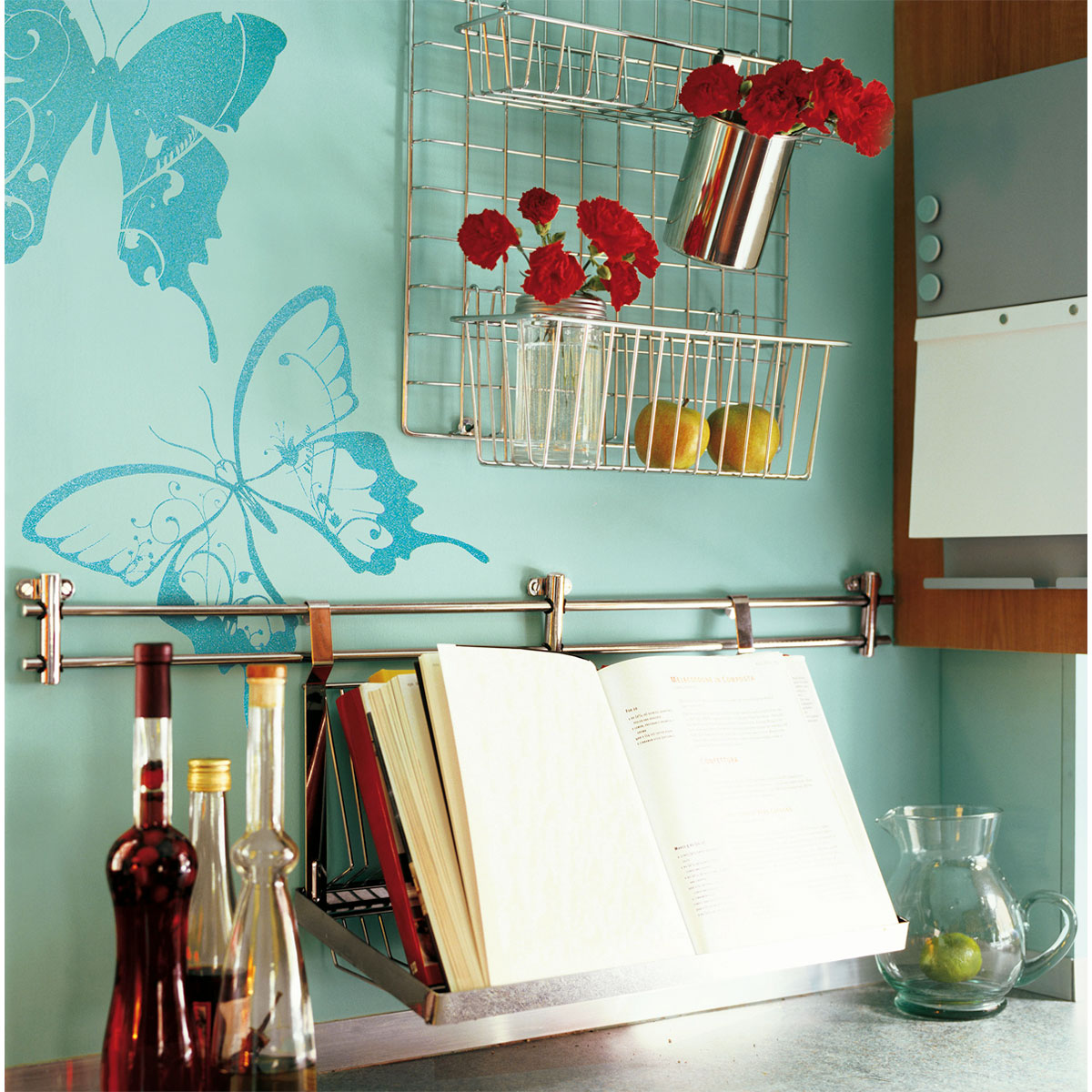 Komar  Wandtattoo Farfalle 50x70 cm