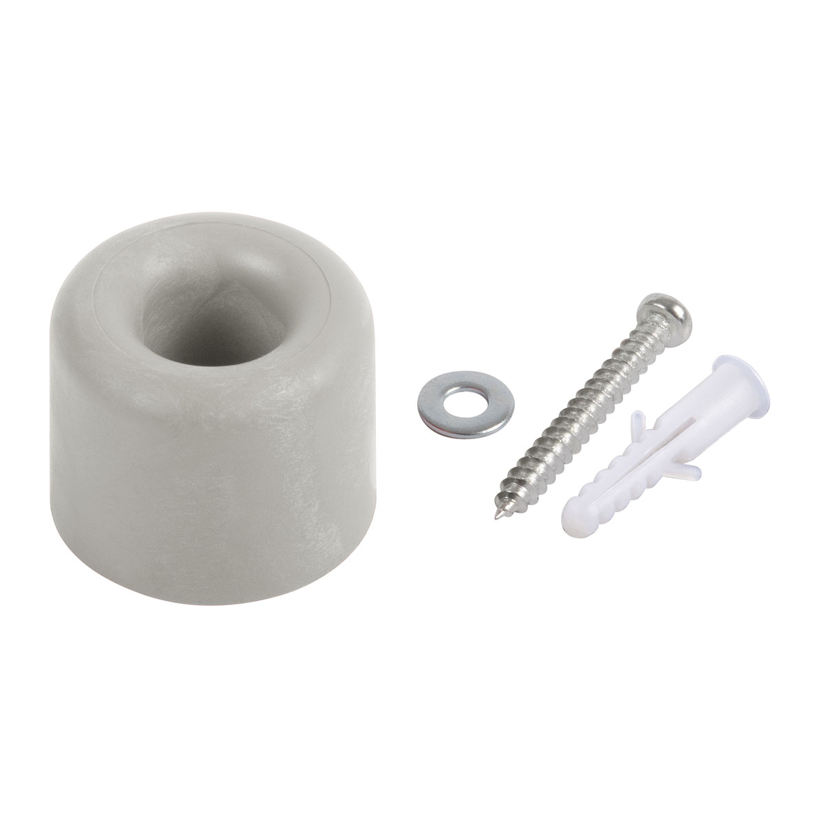 Suki Türstopper mit Schraube 2,5 cm hellgrau Bild 1