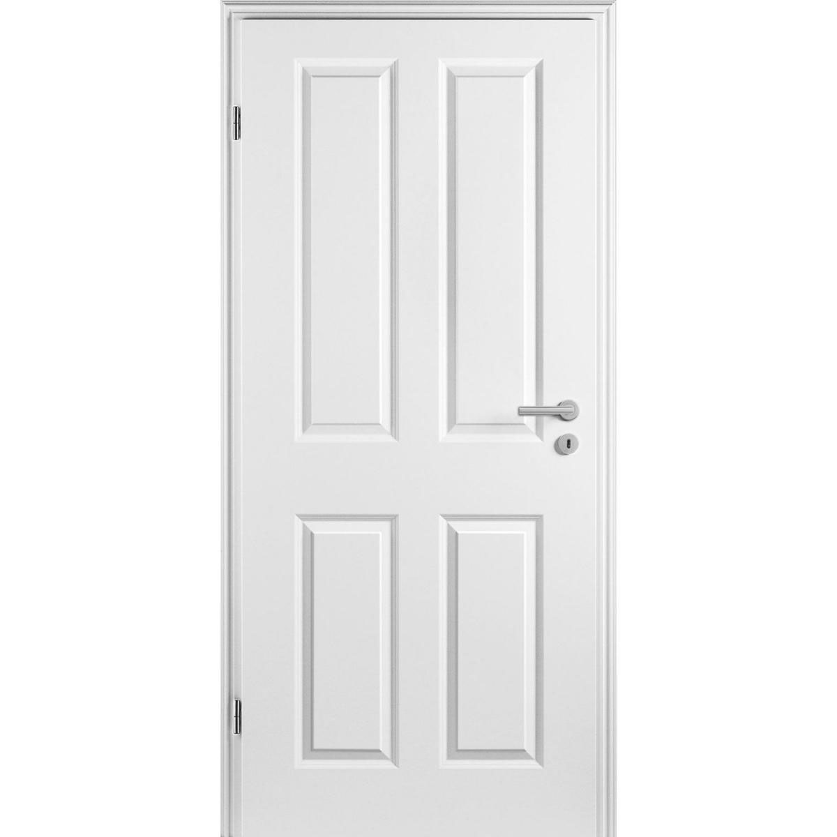 Borne Zimmertür Klassik Weißlack 86 x 198,5 cm DIN links